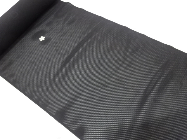 JAPANESE KIMONO / ANTIQUE BOLT FOR SUMMER KIMONO / SILK / FOR MOURNING